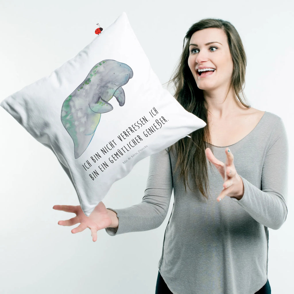 40x40 poduszka manat Relaks Zwierzeta morskie, Morze, Wakacje