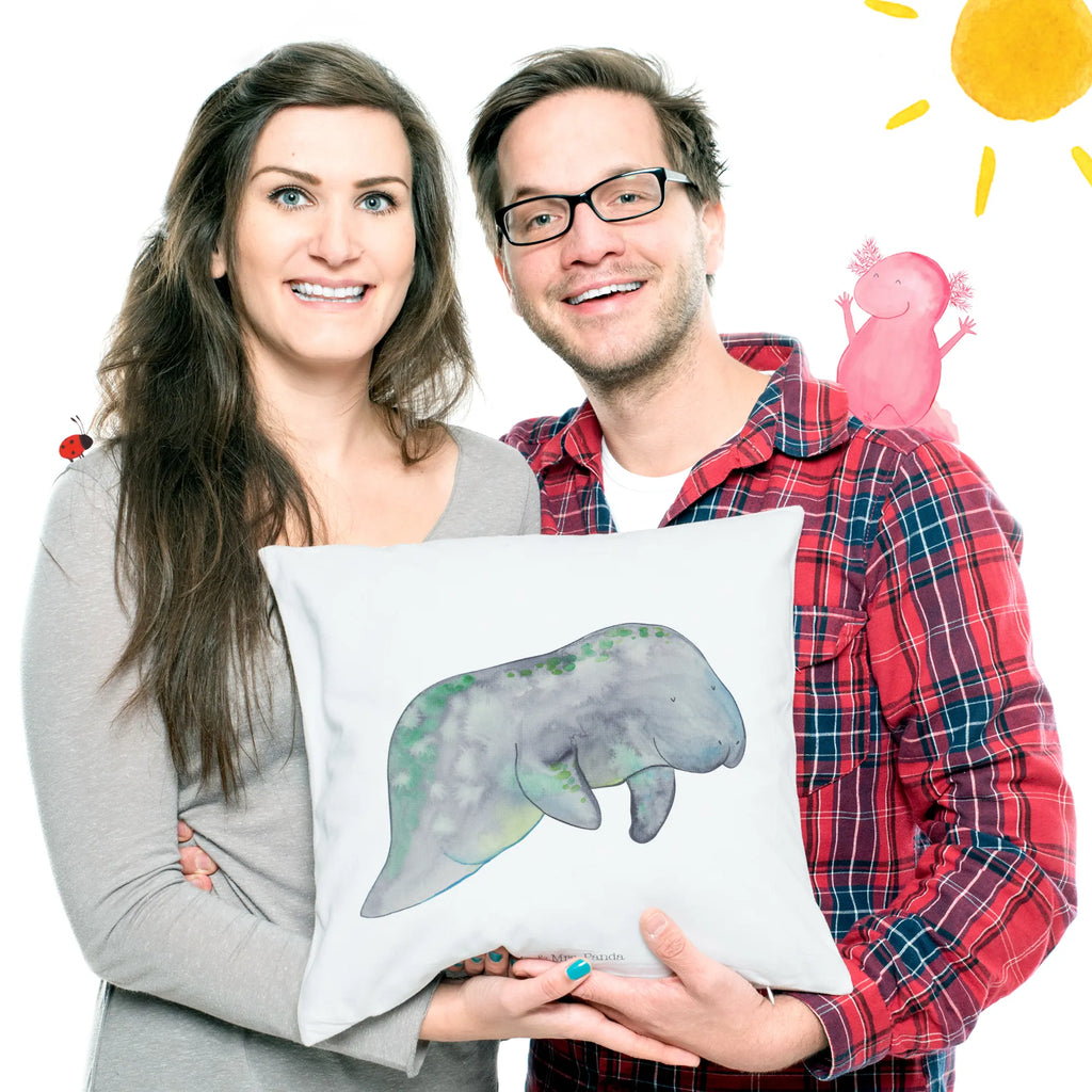 40x40 poduszka manat Relaks Zwierzeta morskie, Morze, Wakacje