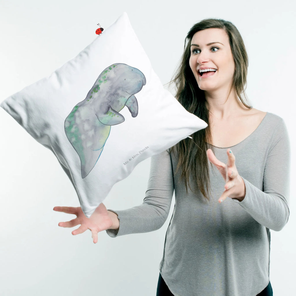 40x40 poduszka manat Relaks Zwierzeta morskie, Morze, Wakacje