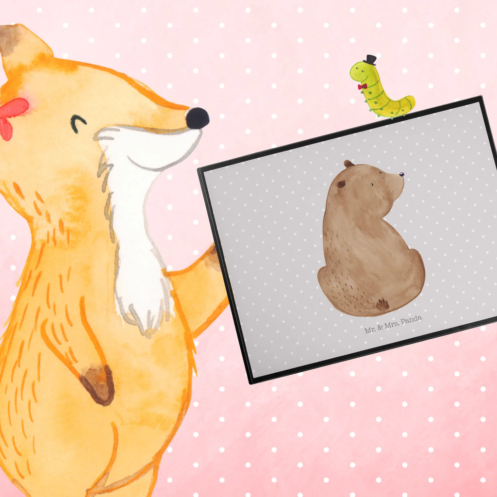 Podkładka na biurko niedźwiedź spojrzenie przez ramię Niedźwiedź, Miś, Pluszowy miś