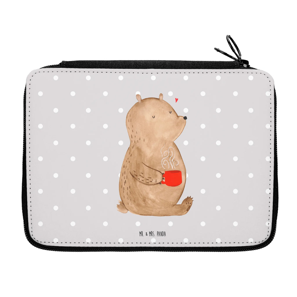 Leather folder bear Coffee Schlampermäppchen, Mäppchen, Stiftebeutel, Schreibetui, Stifte Etui, Federmappe Set, Federmäppchen, Zeichenetui, Bleistift Etui, Schüleretui, Stifteetui, Bleistiftetui, Buntstiftetui, Farbstiftetui, Schuletui, Buntstiftmäppchen, Etui für Stifte, Schreibmappe, Schulmäppchen, Stiftemappe, Malmappe, Federtasche, Stiftetasche, Teddy, Bär, Teddybär, Bären, Morgenroutine, Kaffee, Guten Morgen, Welt Erobern, Welt Retten, Motivation, Coffee