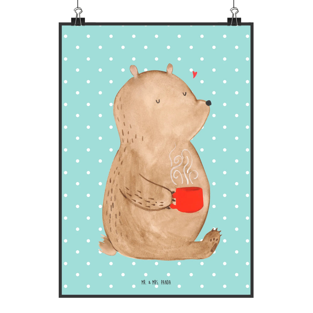 Poster bear Coffee Wandbild, Wanddekoration, wandkunst, Mr. & Mrs. Panda Poster, wanddruck, kunst für die wand, Deko Bild, Designposter, Poster, kunstdruck poster, Wandposter, wanddeko, Wanddeko Bild, drucke, kunstposter, Wandschmuck, Posterdruck, Bild für Wand, Plakat, grafikposter, Kunstdruck, Bild, Teddybär, Bär, Teddy, Kaffee, Welt Erobern, Morgenroutine, Guten Morgen, Coffee, Bären, Motivation, Welt Retten