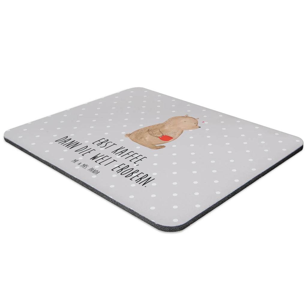 Mouse mat bear Coffee fun, Motif, Mouse Pad, mousepad, PC, Pad, Student, Mouse, Gift, Office, Work, saying, Study, Print, bear, teddy, teddy bear, cuddly toy, good morning, conquer the world, coffee, morning routine, save the world, motivation, bears