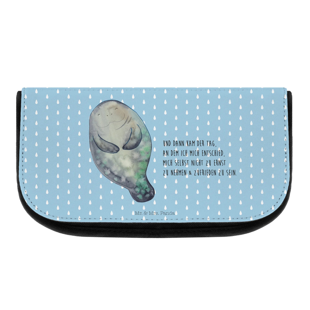 Cosmetics bag manatee happy reiseschminktasche, hygiene tasche, beauty case, kosmetik beutel, Toilettentasche, toilettenbeutel, Beautybag, reise kosmetiktasche, beauty tasche, Kosmetiktasche, Beauty Bag, kosmetiktäschchen, Make-Up Bag, Kulturtasche, bad tasche, Schminktäschchen, kulturtäschchen, Waschtasche, Waschbeutel, Reisenecessaires, Organizer Tasche, Schminktasche, Schminkbeutel, zubehörtasche, Kulturbeutel, kleines Täschchen, Necessaire, utensilientasche, Urlaub, Meer, Meerestiere, Neustart, Seekühe, Neuanfang, Liebeskummer, Zufrieden, Freundin, Seekuh, Selbstliebe, Achtsamkeit, Respekt
