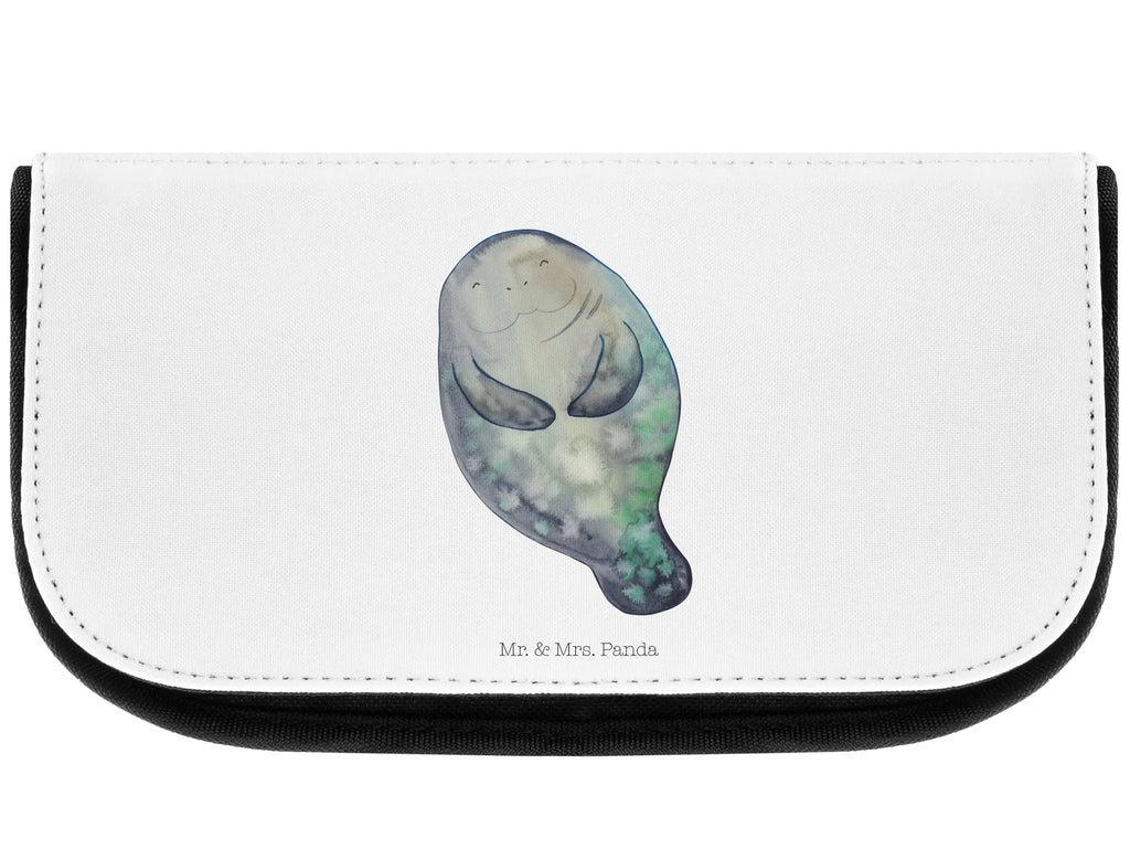 Cosmetics bag manatee happy reiseschminktasche, hygiene tasche, beauty case, kosmetik beutel, Toilettentasche, toilettenbeutel, Beautybag, reise kosmetiktasche, beauty tasche, Kosmetiktasche, Beauty Bag, kosmetiktäschchen, Make-Up Bag, Kulturtasche, bad tasche, Schminktäschchen, kulturtäschchen, Waschtasche, Waschbeutel, Reisenecessaires, Organizer Tasche, Schminktasche, Schminkbeutel, zubehörtasche, Kulturbeutel, kleines Täschchen, Necessaire, utensilientasche, Urlaub, Meer, Meerestiere, Neustart, Seekühe, Neuanfang, Liebeskummer, Zufrieden, Freundin, Seekuh, Selbstliebe, Achtsamkeit, Respekt
