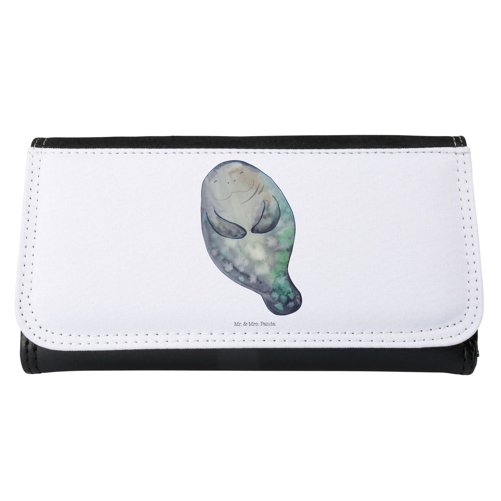 Ladies purse manatee happy Wallet, Purse, Wallets, XXL, Large, Ladies, Seafood, aquatic animals, ocean, sea, fish, shells, corals, reef, whale, narwhal, sea urchin, lobster, platypus, turtle, manatee, crocodile, orca, shrimp, gifts for seafood lovers, water world, underwater animals, underwater world, vacation, deep sea, seafood fans, gift ideas, seafood decoration, seafood posters, Manatees, Girlfriend, Manatee, Self-love, Respect, New beginning, Satisfaction, Carefulness, Lovesickness, New start