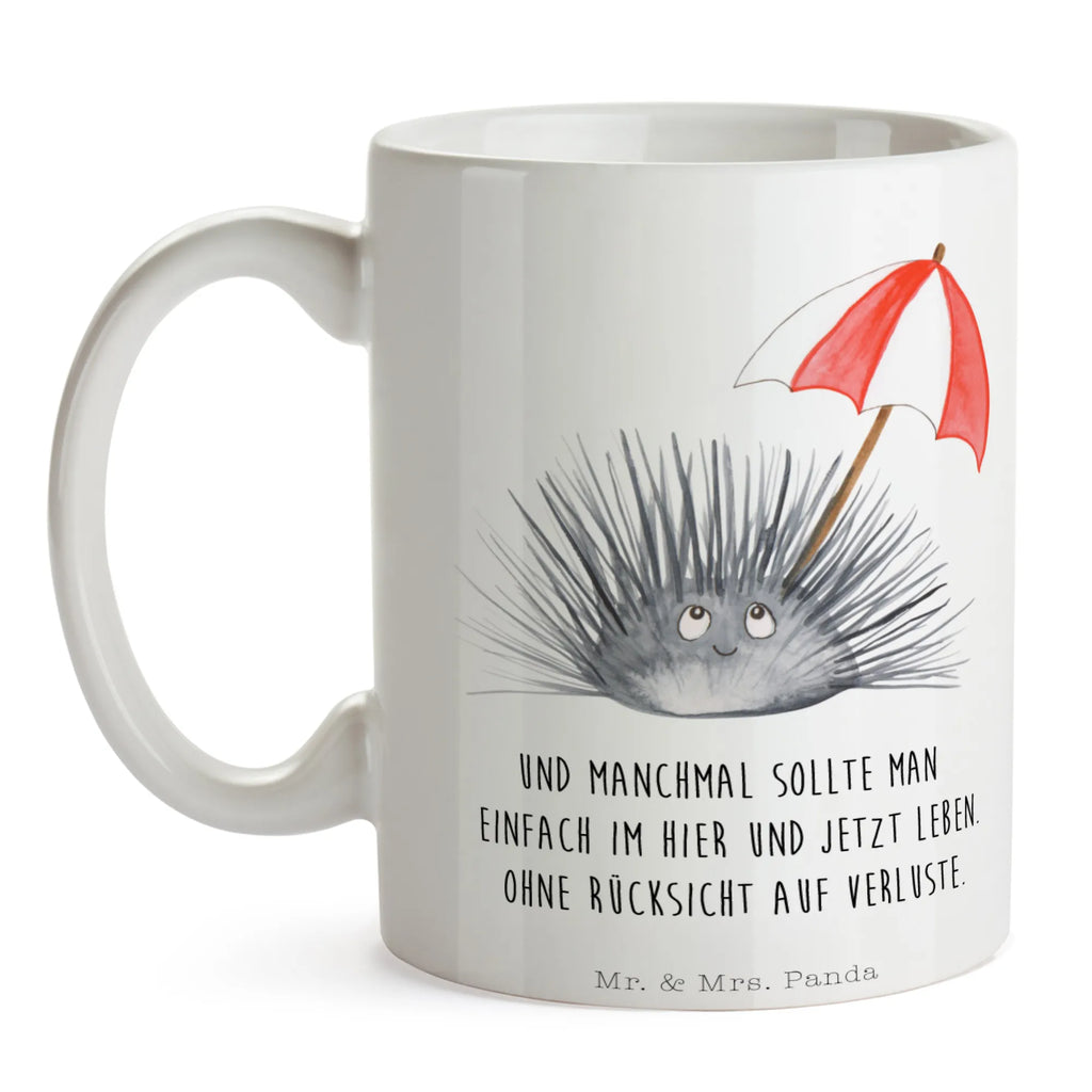 Mug Sea urchins Bürotasse, Geschenktasse, Tasse, Teetasse, Porzellantasse, Kaffeetasse, Tasse mit Motiven, Keramiktasse, Tasse mit Zitaten, Meerestiere, Meer, Urlaub, Selbstliebe, Achtsamkeit, Hier und Jetzt, Seeigel, Lebe, Selbstakzeptanz, Leben