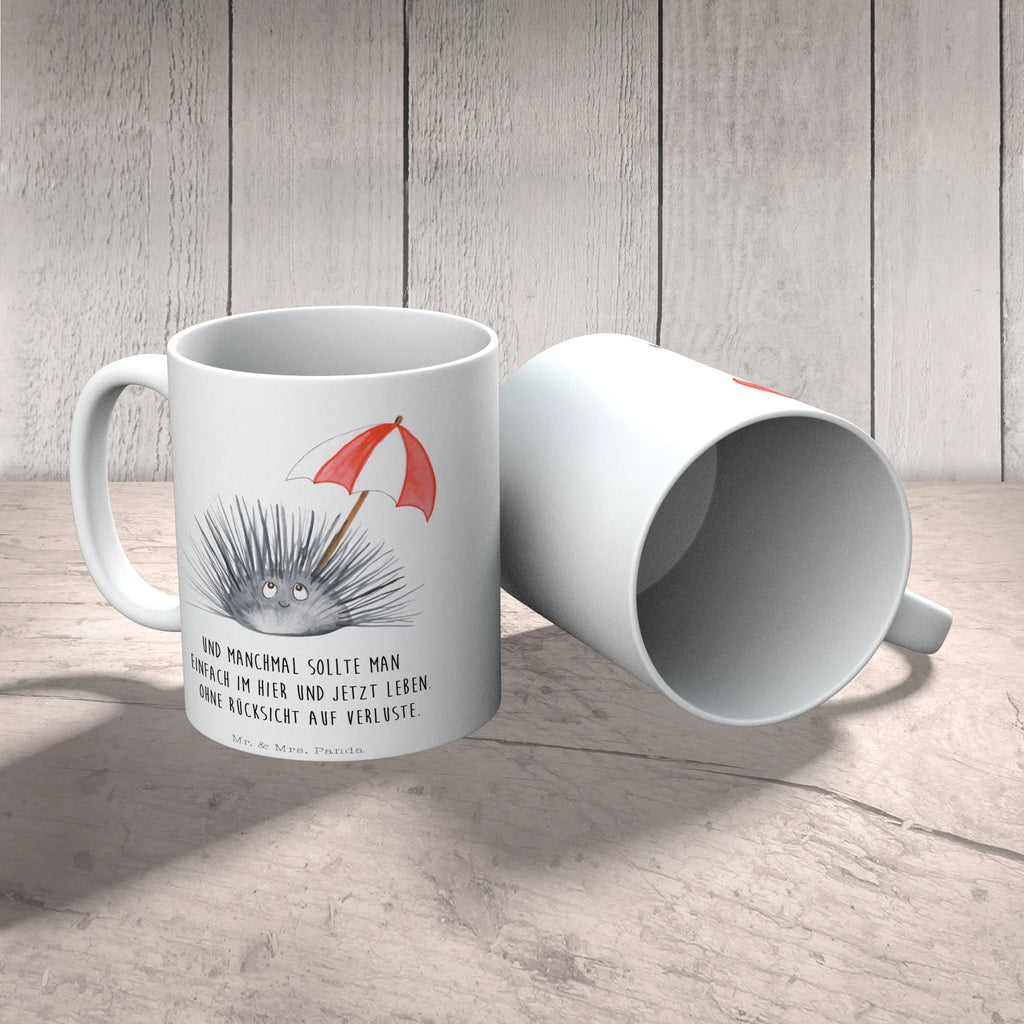 Mug Sea urchins Bürotasse, Geschenktasse, Tasse, Teetasse, Porzellantasse, Kaffeetasse, Tasse mit Motiven, Keramiktasse, Tasse mit Zitaten, Meerestiere, Meer, Urlaub, Selbstliebe, Achtsamkeit, Hier und Jetzt, Seeigel, Lebe, Selbstakzeptanz, Leben