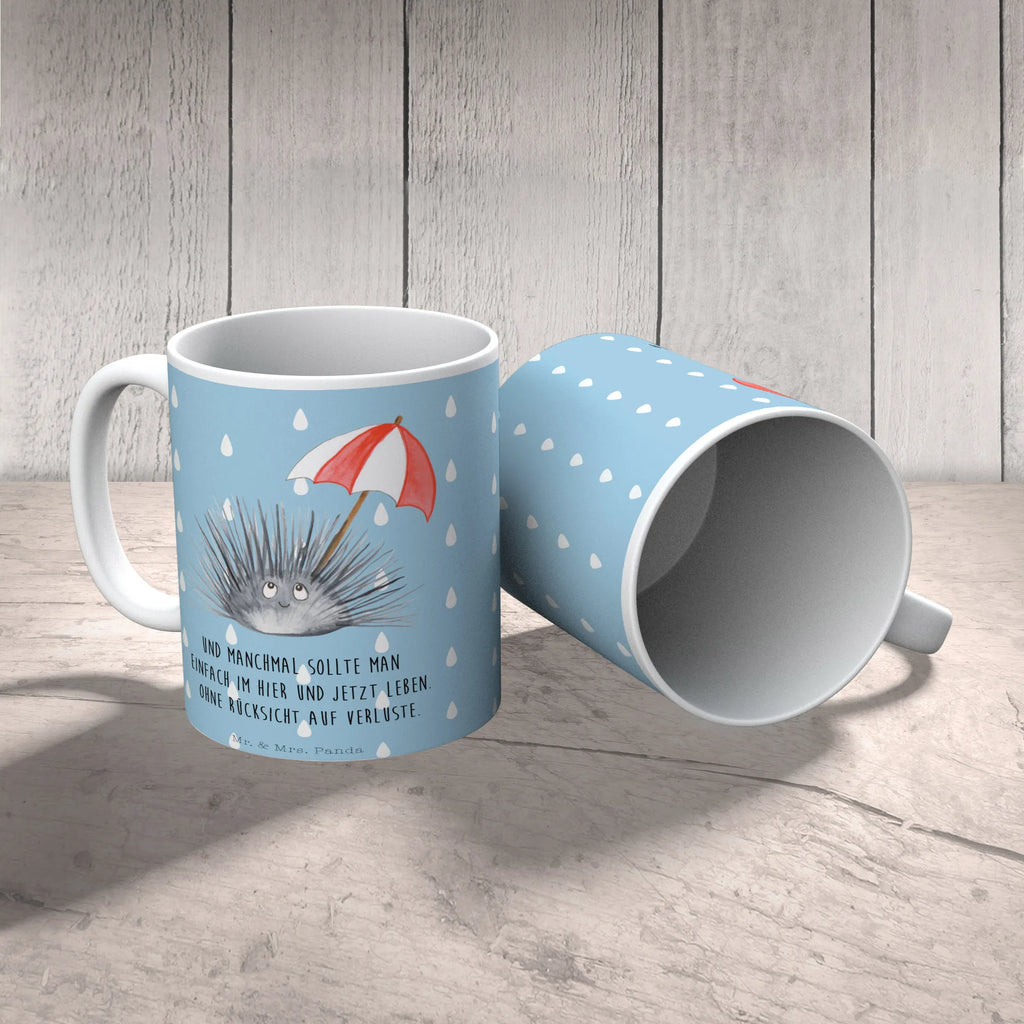 Mug Sea urchins Bürotasse, Geschenktasse, Tasse, Teetasse, Porzellantasse, Kaffeetasse, Tasse mit Motiven, Keramiktasse, Tasse mit Zitaten, Meerestiere, Meer, Urlaub, Selbstliebe, Achtsamkeit, Hier und Jetzt, Seeigel, Lebe, Selbstakzeptanz, Leben