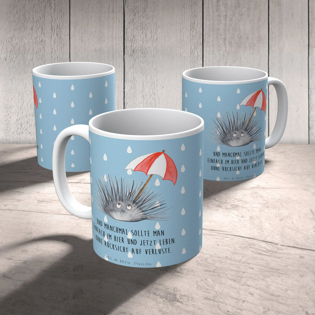 Mug Sea urchins Bürotasse, Geschenktasse, Tasse, Teetasse, Porzellantasse, Kaffeetasse, Tasse mit Motiven, Keramiktasse, Tasse mit Zitaten, Meerestiere, Meer, Urlaub, Selbstliebe, Achtsamkeit, Hier und Jetzt, Seeigel, Lebe, Selbstakzeptanz, Leben