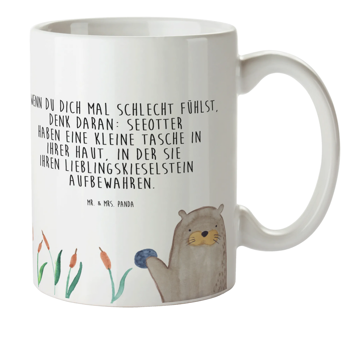 Kindertasse Otter Stein