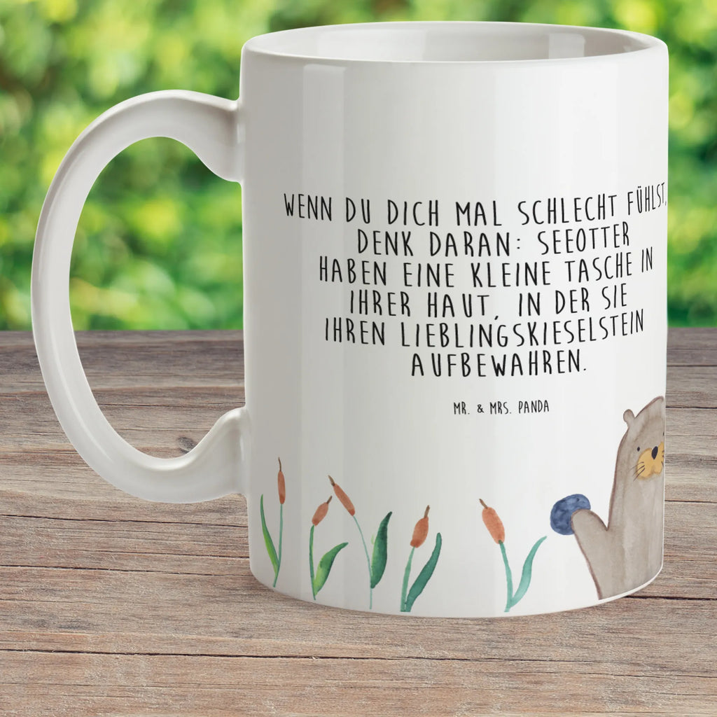 Child's mug otter Stone camping mug, mug, plastic cup, drinking cup, coffee cup, kindergarten, otter, marten, sea otter, European otter, water mammal, aquatic animal, baby otter, predator, water, otter gifts, animal lover, gift ideas for animal lovers, animal, mammal, water animal, gifts for people in love, Otter Sea Otter Lake Otter