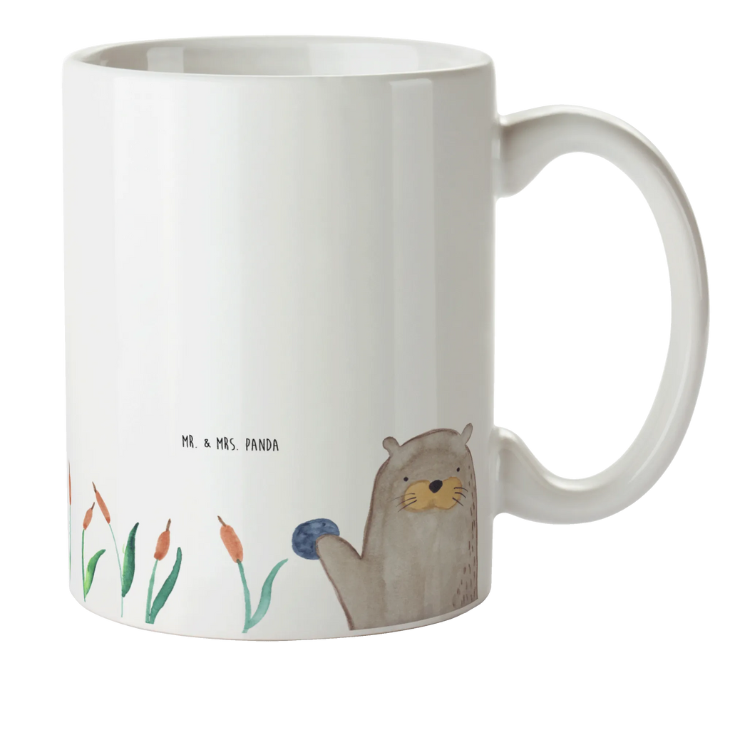 Child's mug otter Stone camping mug, mug, plastic cup, drinking cup, coffee cup, kindergarten, otter, marten, sea otter, European otter, water mammal, aquatic animal, baby otter, predator, water, otter gifts, animal lover, gift ideas for animal lovers, animal, mammal, water animal, gifts for people in love, Otter Sea Otter Lake Otter