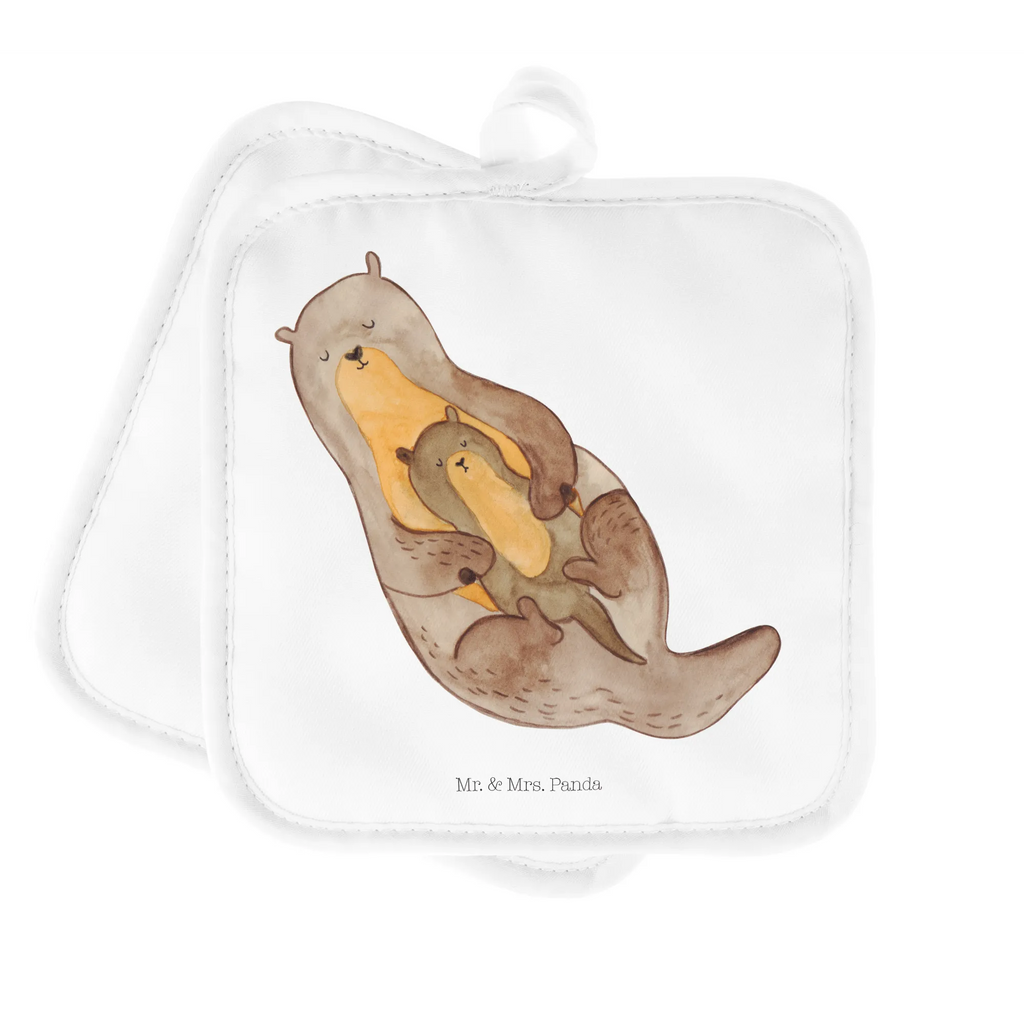 2-elementowy zestaw podkładek pod garnki wydra dziecko Topflappen 2er Set, Ofenhandschuh, Topfhandschuh, Topfhandschuhe, Topflappenset, Ofenhandschuhe, Topflappen, Schöne Topflappen, Topflappen mit Spruch, Topfuntersetzer, Topflappen lustig, Topflappen Set, Otter, Fischotter, Seeotter, Otter Seeotter See Otter