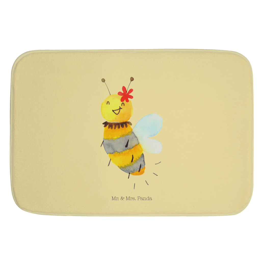 Badvorleger Biene Blume Badematte, Badteppich, Duschvorleger, Badezimmerteppich, Badezimmermatte, Badvorleger, Duschmatte, Duschteppich, Biene, Wespe, Hummel