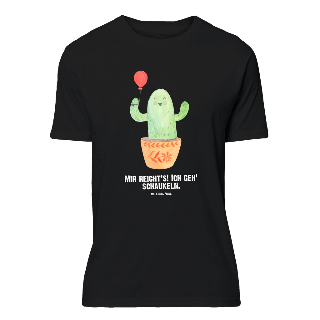 Personalisiertes T-Shirt Kaktus Luftballon T-Shirt Personalisiert, T-Shirt mit Namen, T-Shirt mit Aufruck, Männer, Frauen, Kaktus, Kakteen, Luftballon, Neustart, Freude, Büro, Stress, Büroalltag, Freundin, Freund, Ausbildung, Prüfung