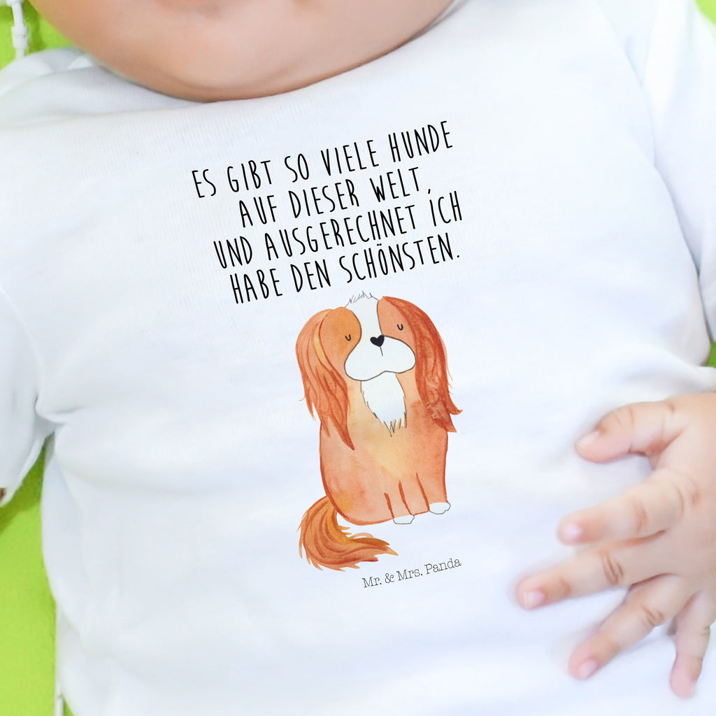Organic Baby Shirt Hund Cavalier King Charles Spaniel Baby T-Shirt, Jungen Baby T-Shirt, Mädchen Baby T-Shirt, Shirt, Hund, Hundemotiv, Haustier, Hunderasse, Tierliebhaber, Hundebesitzer, Sprüche, Cavalier King Charles Spaniel, Cockerspaniel, Spaniel, Spruch, schönster Hund