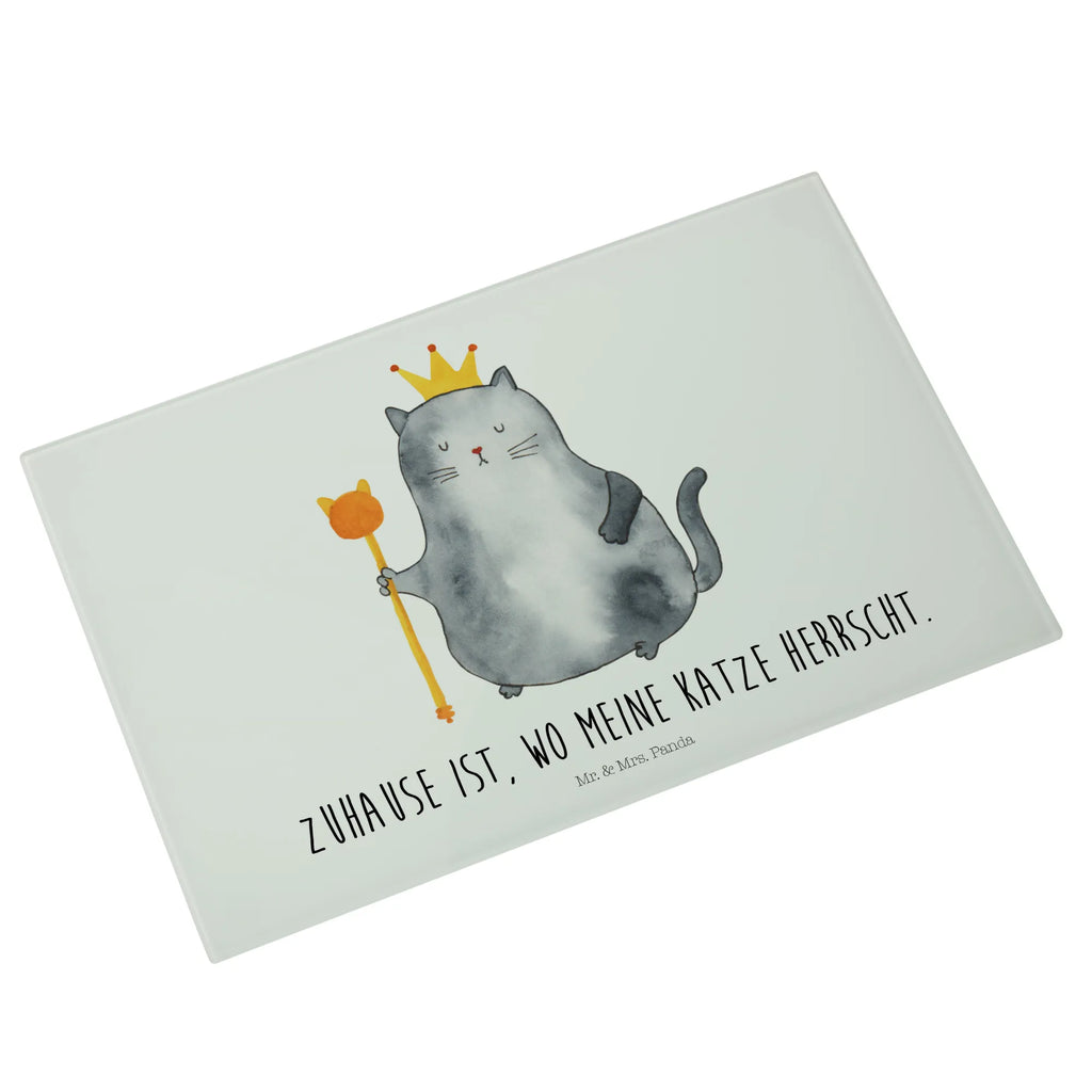 XL glass chopping board Cat king Glass cutting board, cutting board, cat, tomcat, kitty, meow, kitten, housecat, mama cat, love cats, cat image, cat fan, cat lover, cat fancier, cat decoration, gift for cat lover, cat owner, funny cats, cat sayings, cat motto, funny cat gifts, fan merchandise, cat stuff, animal lover, tenement, family, cats, apartment, first own apartment, queen, pussy, move, pet, king, moving in