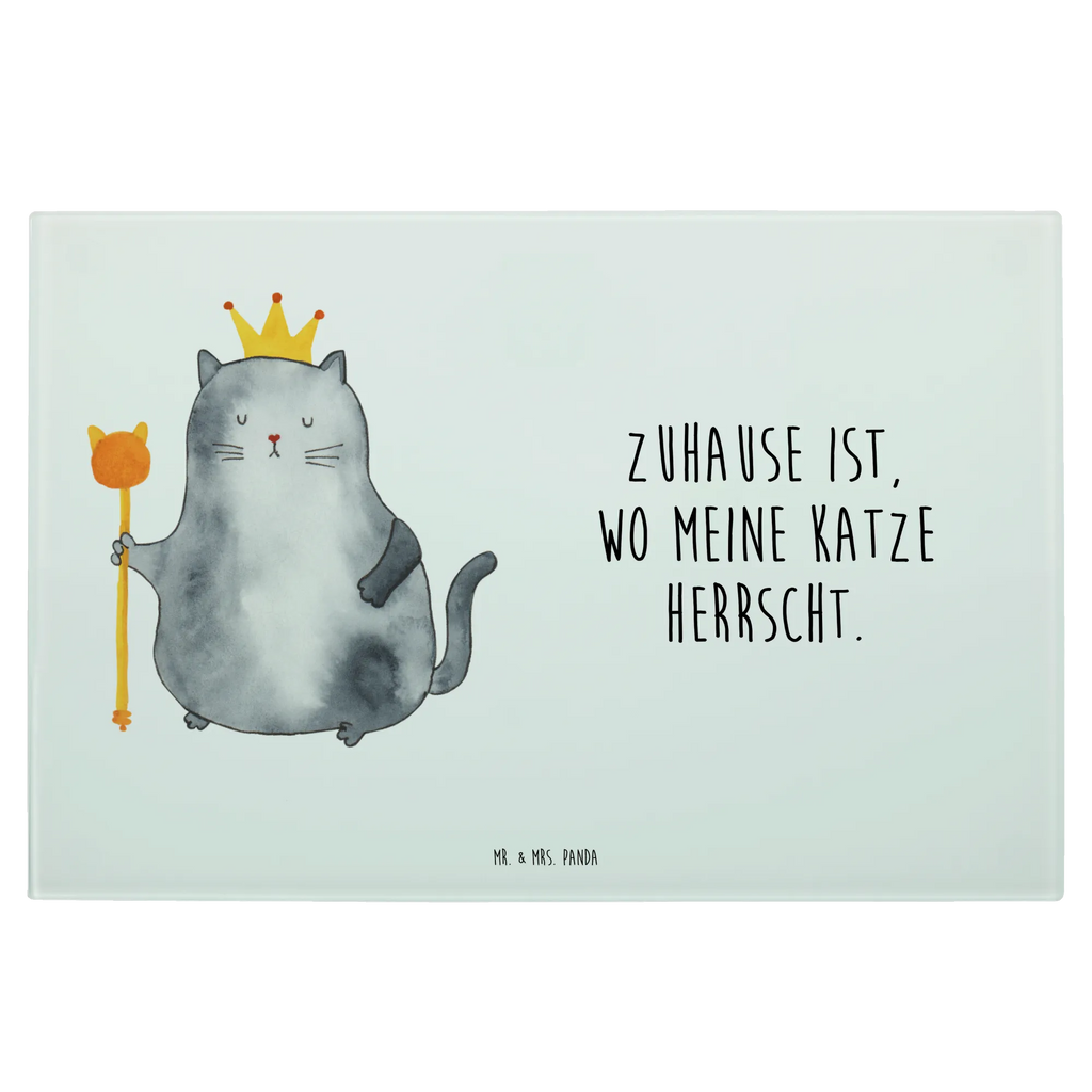 XL glass chopping board Cat king Glass cutting board, cutting board, cat, tomcat, kitty, meow, kitten, housecat, mama cat, love cats, cat image, cat fan, cat lover, cat fancier, cat decoration, gift for cat lover, cat owner, funny cats, cat sayings, cat motto, funny cat gifts, fan merchandise, cat stuff, animal lover, tenement, family, cats, apartment, first own apartment, queen, pussy, move, pet, king, moving in