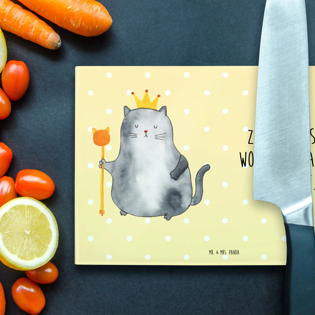 XL glass chopping board Cat king Glass cutting board, cutting board, cat, tomcat, kitty, meow, kitten, housecat, mama cat, love cats, cat image, cat fan, cat lover, cat fancier, cat decoration, gift for cat lover, cat owner, funny cats, cat sayings, cat motto, funny cat gifts, fan merchandise, cat stuff, animal lover, tenement, family, cats, apartment, first own apartment, queen, pussy, move, pet, king, moving in