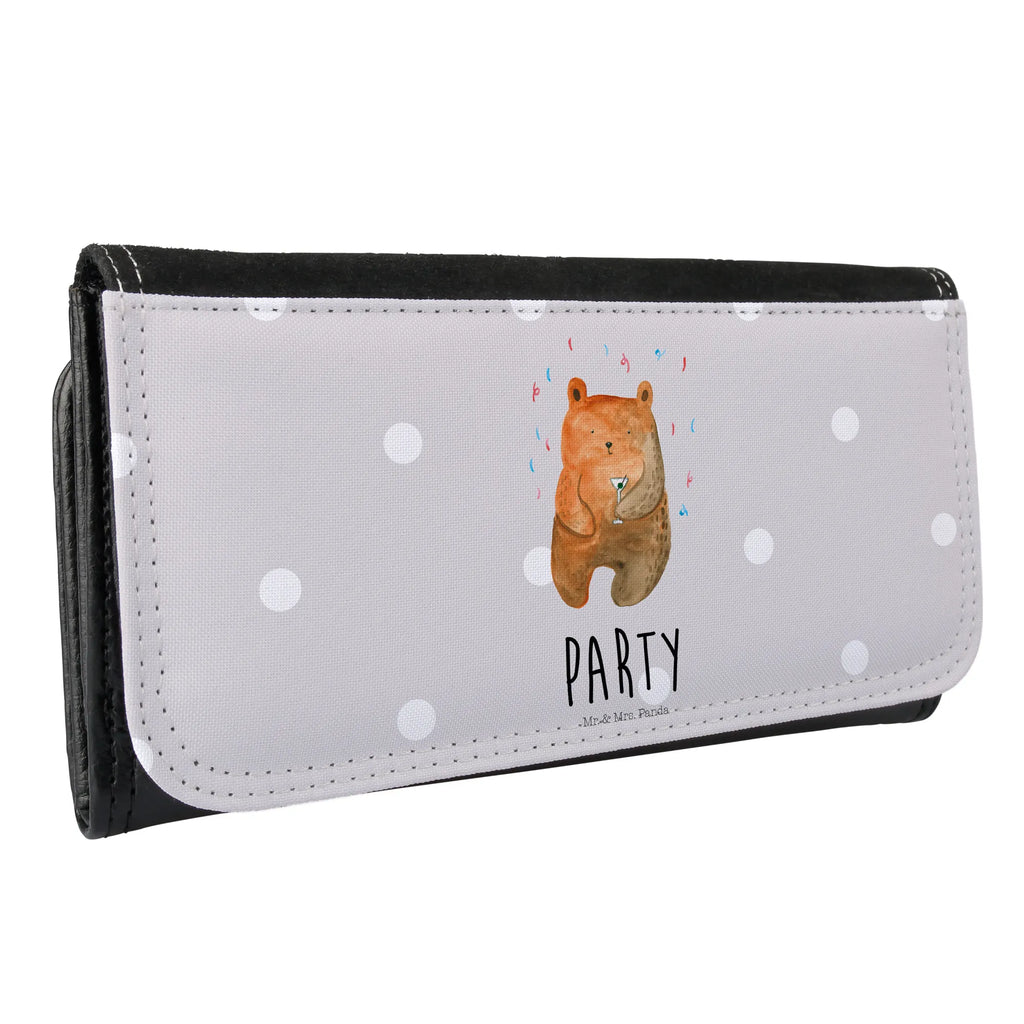 Ladies purse bear party Ladies, Purse, XXL, Large, Wallet, Wallets, bear, teddy, teddy bear, cuddly toy, Present, Good mood, Celebrate, Party, Bring a present, Partying, Birthday present, Funny, Birthday