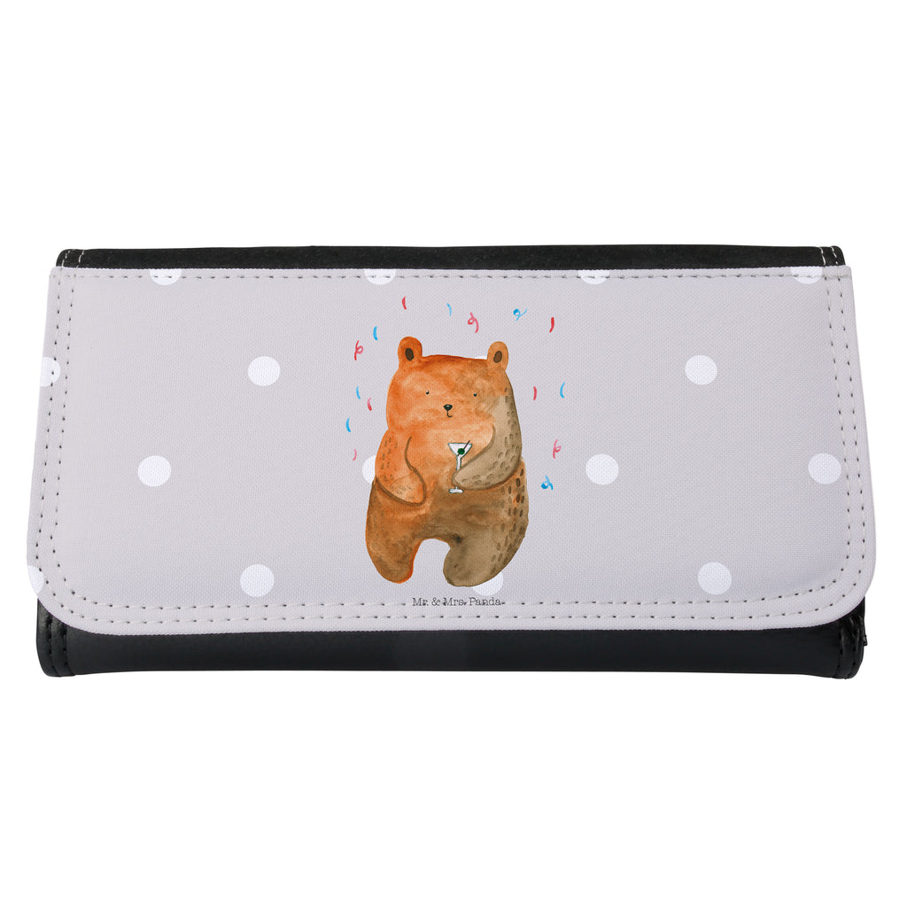 Ladies purse bear party Ladies, Purse, XXL, Large, Wallet, Wallets, bear, teddy, teddy bear, cuddly toy, Present, Good mood, Celebrate, Party, Bring a present, Partying, Birthday present, Funny, Birthday