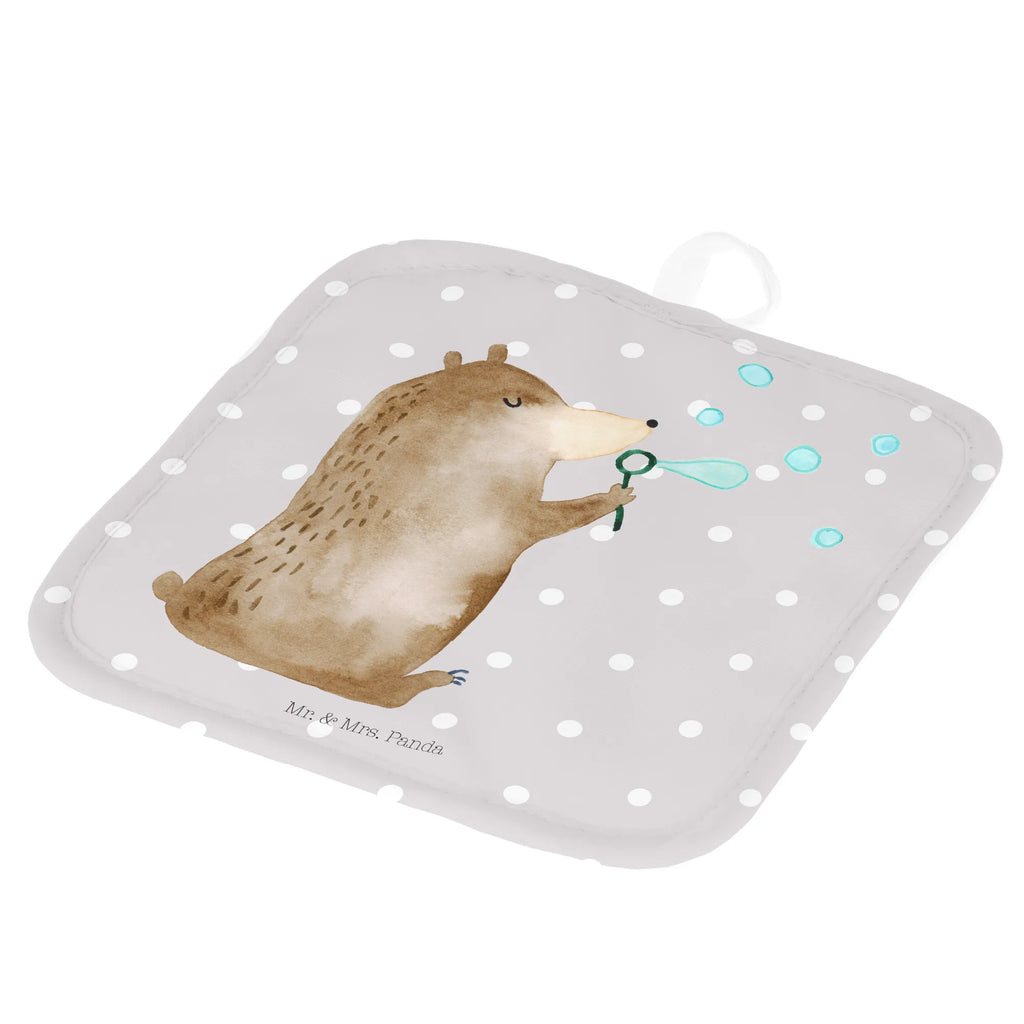 2-elementowy zestaw podkładek pod garnki niedźwiedź bańki mydlane Topflappen Set, Topflappen lustig, Ofenhandschuh, Topflappenset, Topfhandschuhe, Topfuntersetzer, Topflappen, Schöne Topflappen, Topflappen 2er Set, Topflappen mit Spruch, Ofenhandschuhe, Topfhandschuh, Bär, Teddy, Teddybär, Seifenblasen Bär Lustig Sein Glücklich Traurig Happy