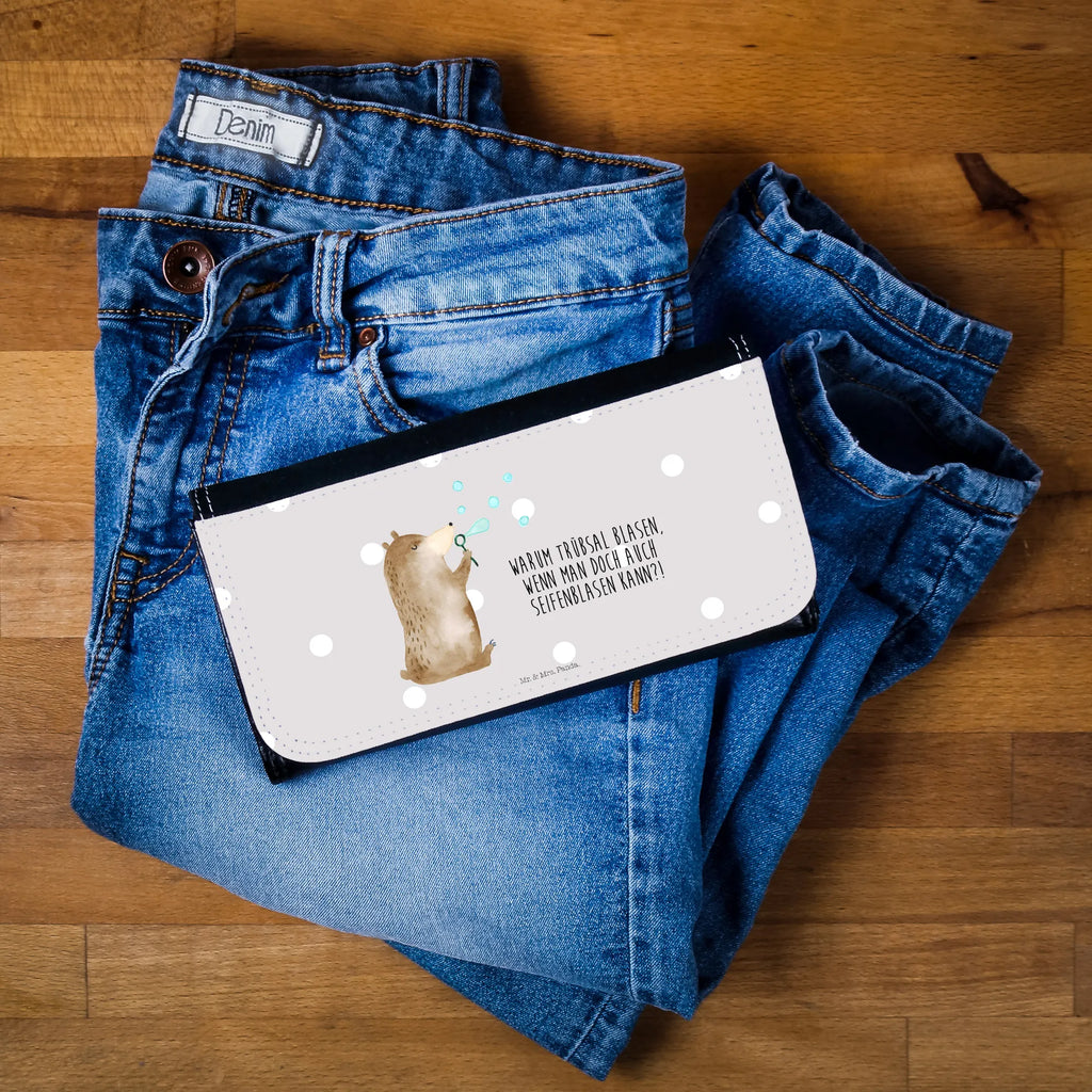 Portfel damski niedźwiedź bańki mydlane Niedźwiedź, Miś, Pluszowy miś