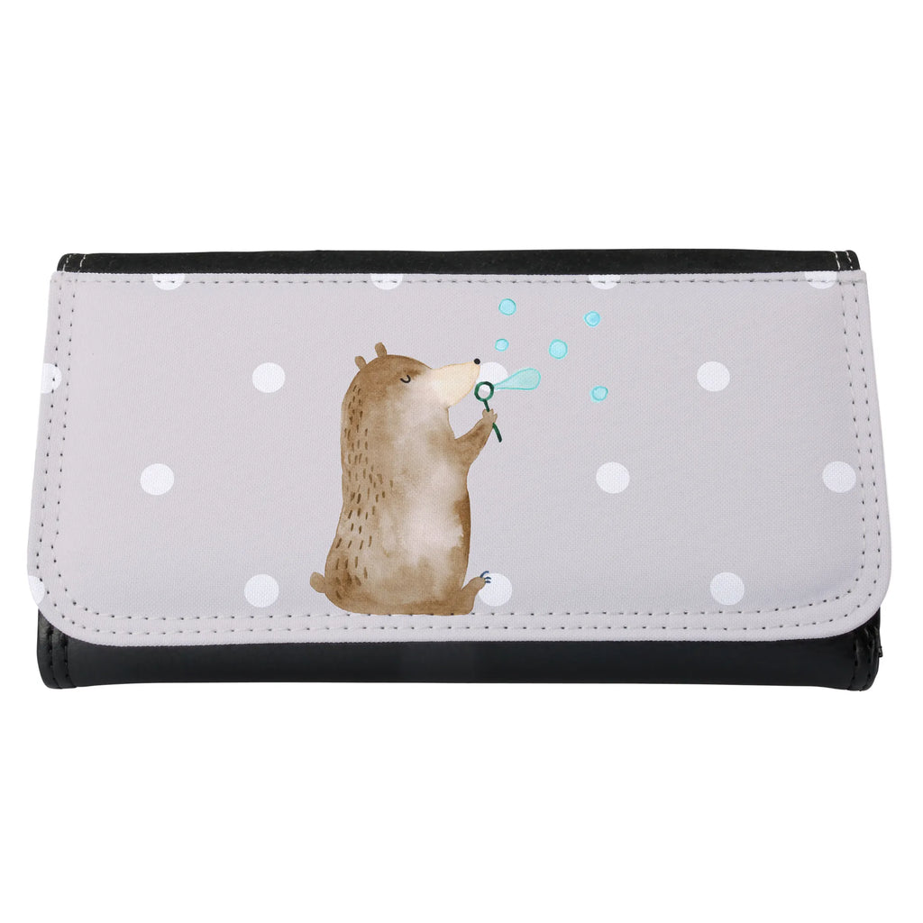 Portfel damski niedźwiedź bańki mydlane Niedźwiedź, Miś, Pluszowy miś