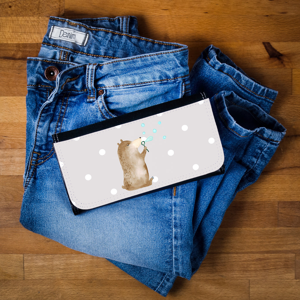 Portfel damski niedźwiedź bańki mydlane Niedźwiedź, Miś, Pluszowy miś