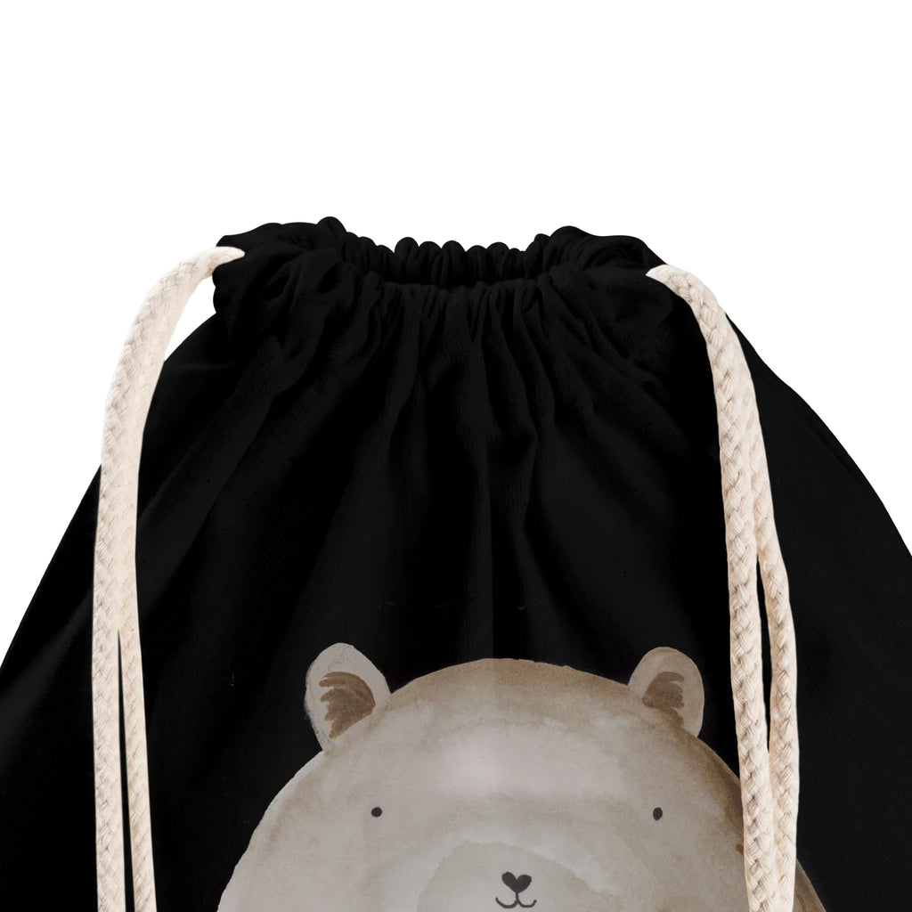 Drawstring bag bear Feeling bag, gym bag, sports bag, hipster, jute bag, carrier bag, bear, teddy, teddy bear, cuddly toy, Madness, Bear