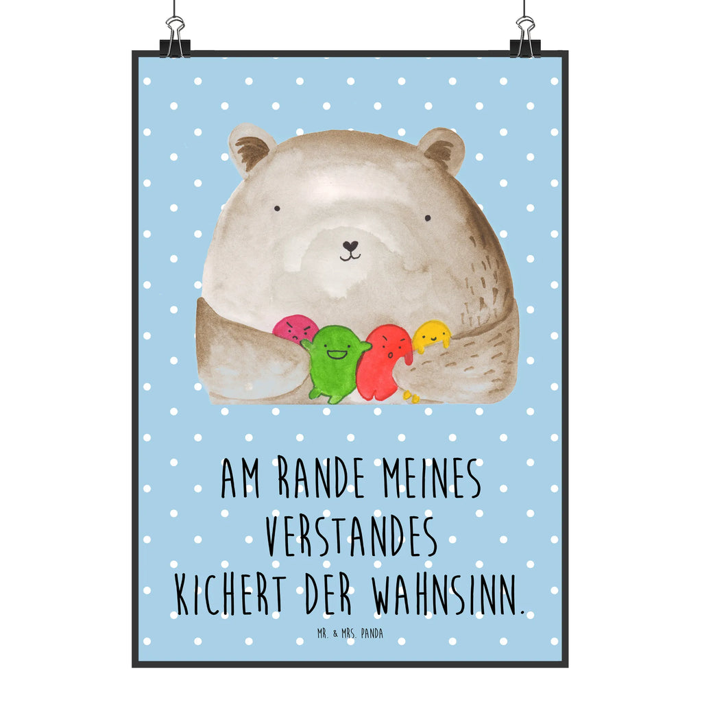 Poster bear Feeling Poster, wandkunst, Mr. & Mrs. Panda Poster, Wanddeko Bild, Designposter, Bild für Wand, grafikposter, Wandschmuck, Wandbild, kunstdruck poster, Kunstdruck, kunstposter, Deko Bild, wanddruck, Bild, kunst für die wand, Wandposter, drucke, Posterdruck, wanddeko, Wanddekoration, Plakat, Teddybär, Bär, Teddy, Durchgedreht, Verrückt, Wahnsinn