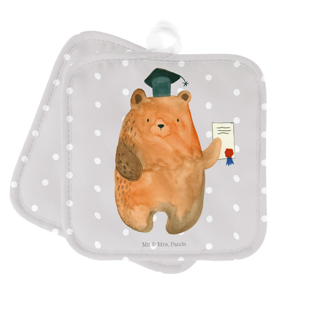2er Set Topflappen  Bär Prüfung Topflappen 2er Set, 2er Set Topflappen, Topfhandschuhe, Topfuntersetzer, Topflappen, topfhalter, Topflappenset, Topflappen Set, Bär, Teddy, Teddybär, Prüfungen, Zeugnis, Abitur, Abschluss, Prüfung Bestanden, Abschlusszeugnis