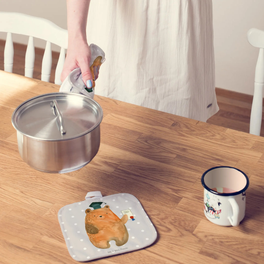 2er Set Topflappen  Bär Prüfung Topflappen 2er Set, 2er Set Topflappen, Topfhandschuhe, Topfuntersetzer, Topflappen, topfhalter, Topflappenset, Topflappen Set, Bär, Teddy, Teddybär, Prüfungen, Zeugnis, Abitur, Abschluss, Prüfung Bestanden, Abschlusszeugnis