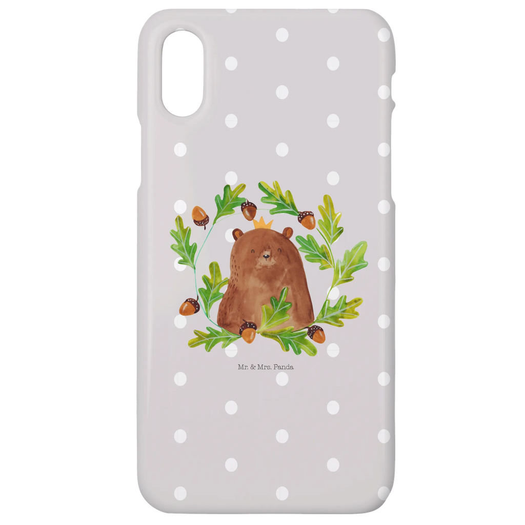 Etui na iPhone 10 Niedźwiedź król Handycover, Iphone 10, Cover, Hülle, Handy, Handyhülle, Handy Case, Iphone X, Bär, Teddy, Teddybär, Vatertag, Vater, Daddy, Weltbester Papa, Bester Papa, Bester Vater, Papa Bär, Dad, Papa, Papi