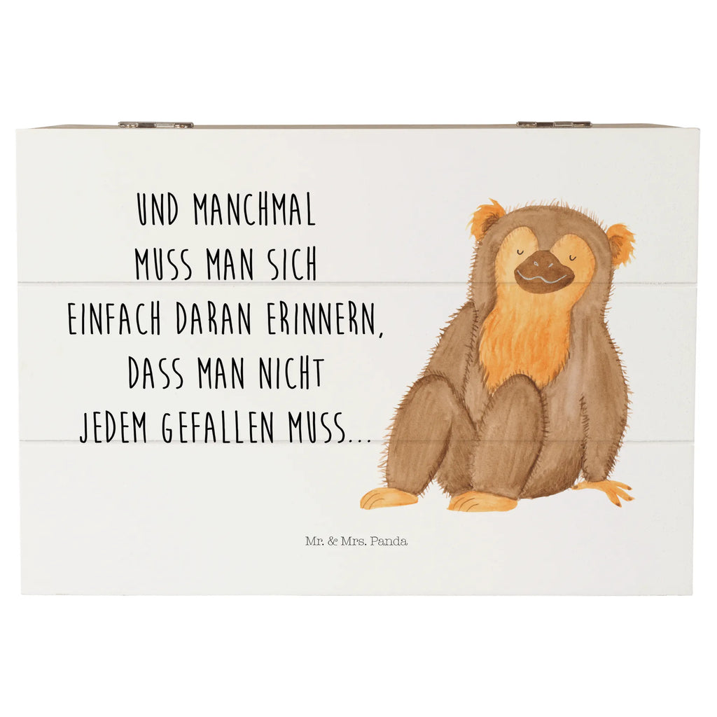 Skrzynia drewniana Małpa Erinnerungsbox, Holzkiste, Geschenkbox, Truhe, Geschenkdose, Dekokiste, Erinnerungskiste, Aufbewahrungsbox, XXL, Kiste, Schatzkiste, Schatulle, Afrika, Wildtiere, Selbstachtung, Liebe, Affen, Selfcare, Motivation, Affe, Respekt, Selbstbewusstsein, Äffchen, Selbstliebe