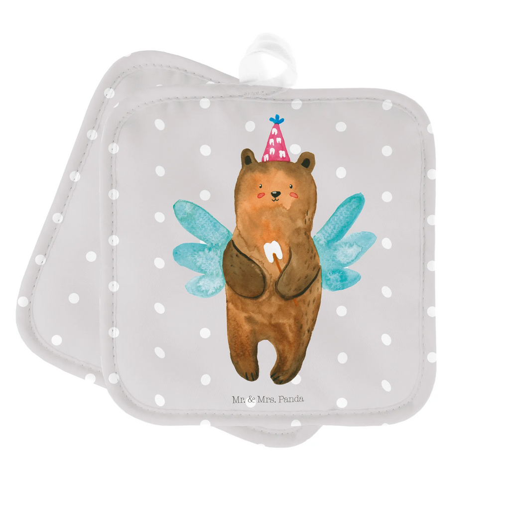 2er Set Topflappen  Bär Zahnfee Topflappen 2er Set, Topflappen Set, Topflappenset, Topfhandschuhe, Topflappen, topfhalter, Topfuntersetzer, 2er Set Topflappen, Bär, Teddy, Teddybär, Milchzahn, Fee, Zahnfee, Erster Zahn