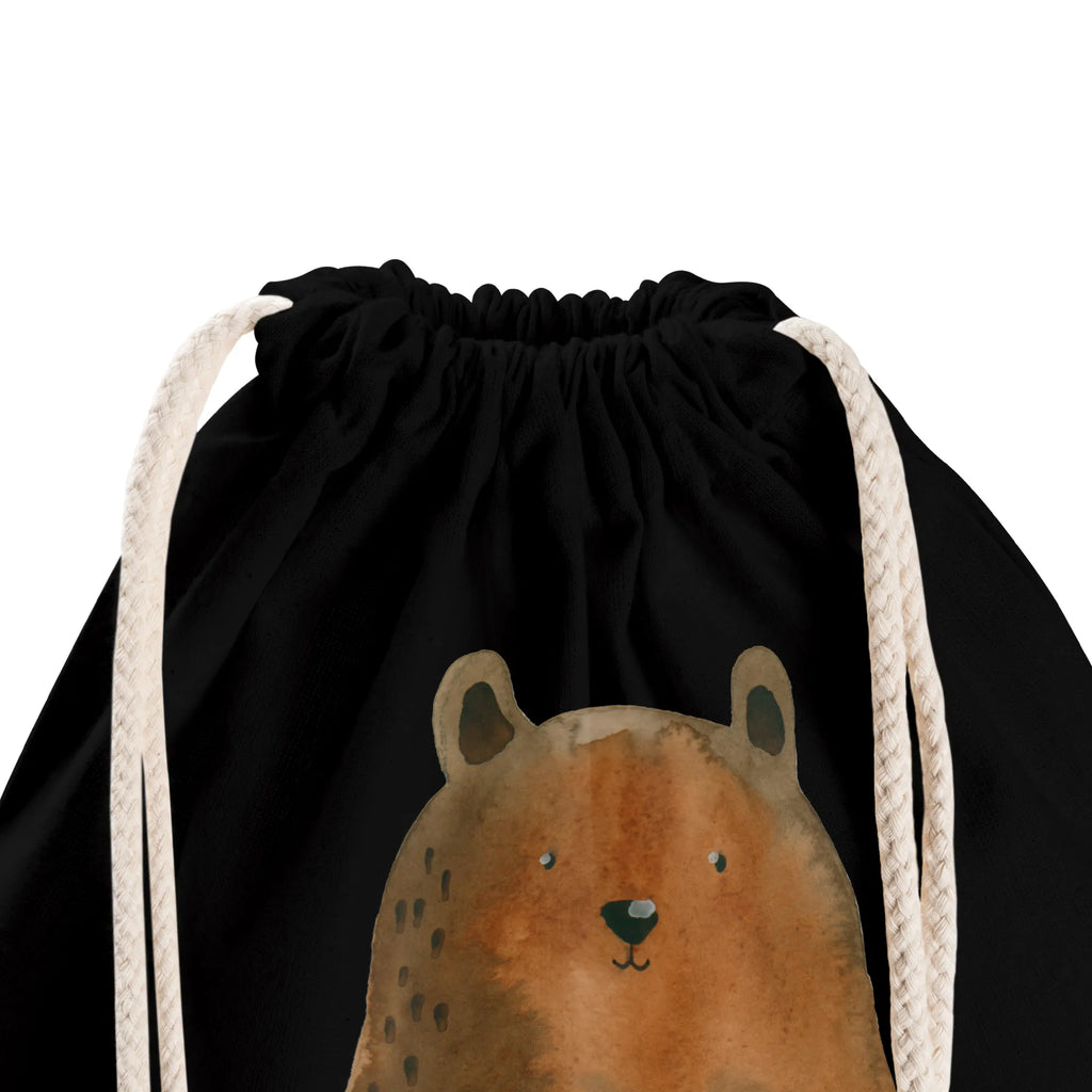 Drawstring bag bear confirmation sports bag, hipster, gym bag, carrier bag, jute bag, bag, bear, teddy, teddy bear, cuddly toy, confirmation, church, service, evangelic