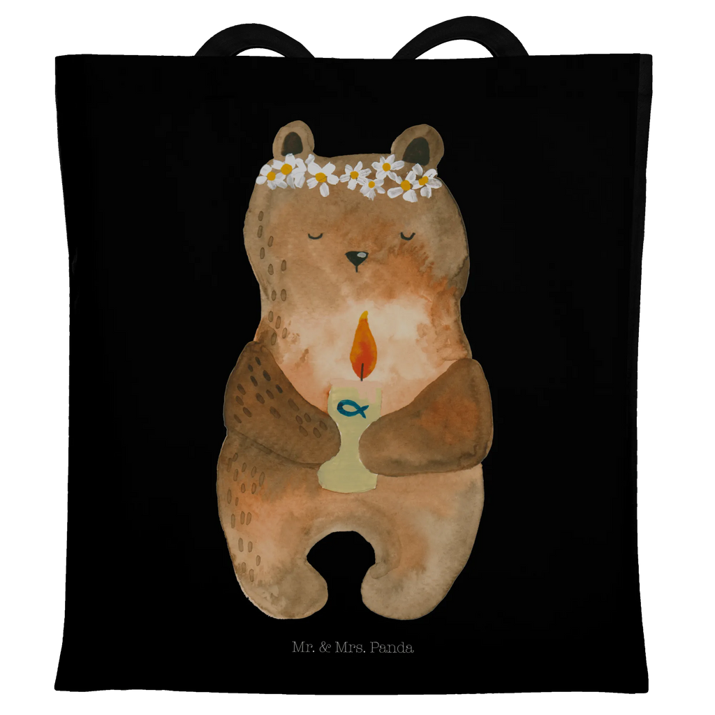 Torba Niedźwiedź Komunia Umhängetasche, Tragetasche, Badetasche, Stofftasche, Strandtasche, Tasche, Jutebeutel, Jutetasche, Einkaufstasche, Schultertasche, Stoffbeutel, Beuteltasche, Beutel, Einkaufstüte, Shopper, Laptoptasche, Bär, Teddy, Teddybär, Taufkerze, Kommunion, Gottes Segen, katholisch