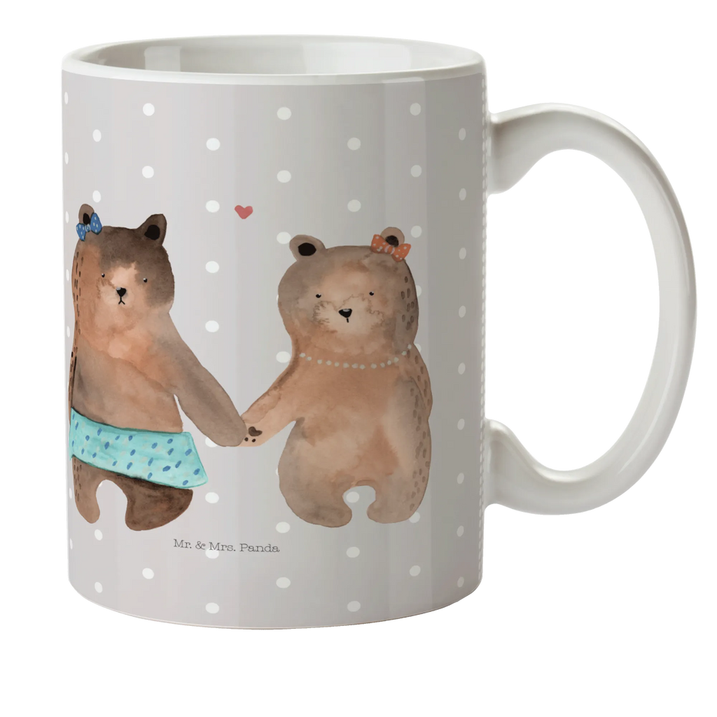 Child's mug bear Girlfriend camping mug, drinking cup, kindergarten, plastic cup, coffee cup, mug, bear, teddy, teddy bear, cuddly toy, bear girlfriend best friend love proof of love loves buddy buddy