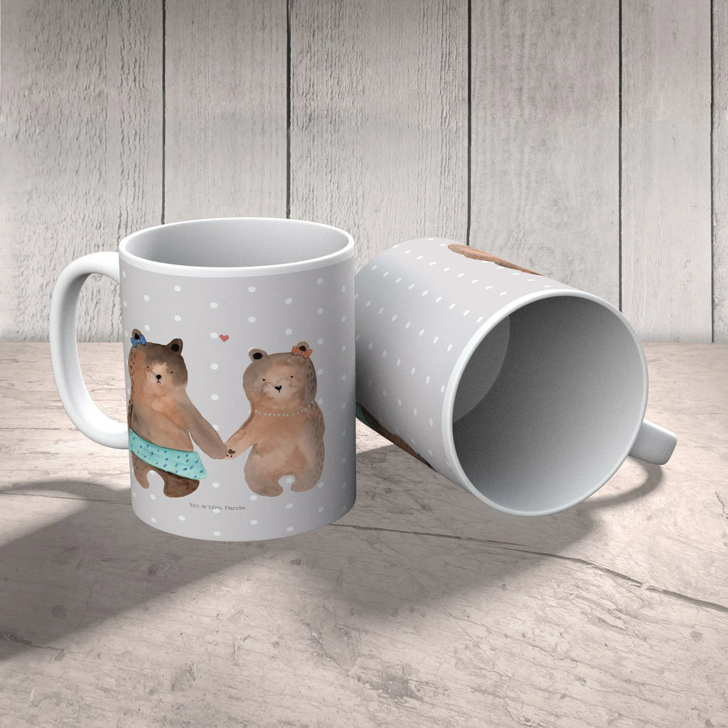 Child's mug bear Girlfriend camping mug, drinking cup, kindergarten, plastic cup, coffee cup, mug, bear, teddy, teddy bear, cuddly toy, bear girlfriend best friend love proof of love loves buddy buddy