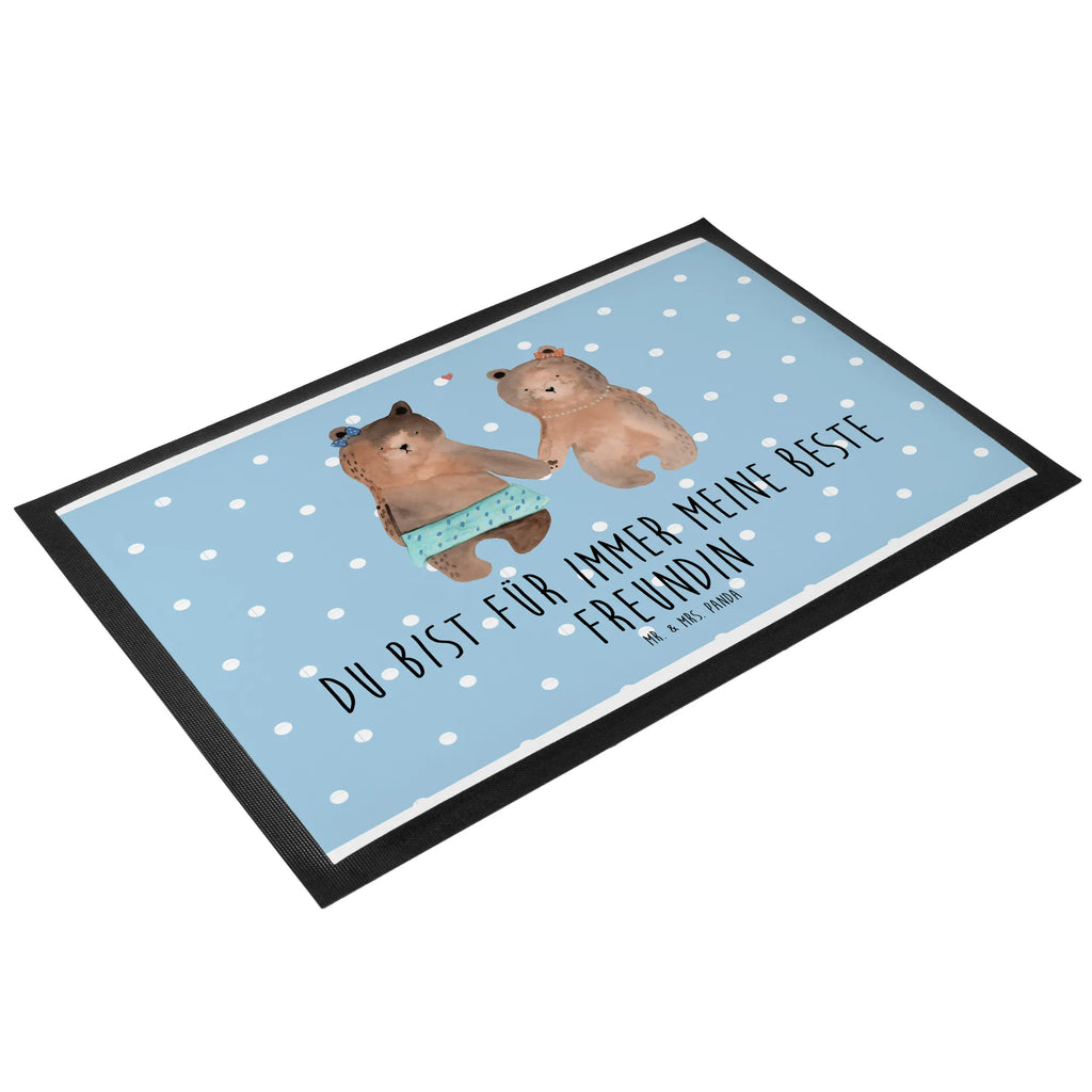 Fußmatte Bär Freundin Sauberlaufmatte, Fussmatte, matte haustür, schmutzfangmatten, flurmatte, Eingangsteppich, hausmatte, Schmutzfangteppich, abstreifer, Schmutzfangmatte, Abtreter, Eingangsmatte, Abtretmatte, Haustürmatte, Fußmatten, Schuhabstreifer, fußmatte, Schmutzmatte, Fußabstreifer, außenmatte, Türmatte, Schmutzfänger, Fußabtreter, Türvorleger, sauberlaufmatten, türmatten, Teddybär, Bär, Teddy, Bär Freundin Beste Freund Liebe Liebesbeweis Verliebt Kumpel Kumpeliene