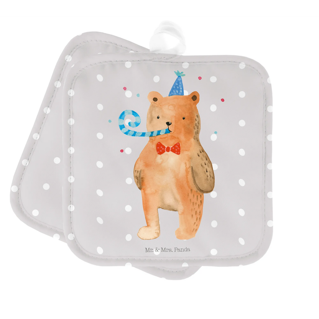 2-elementowy zestaw podkładek pod garnki Niedźwiedź urodziny Niedźwiedź, Miś, Pluszowy miś