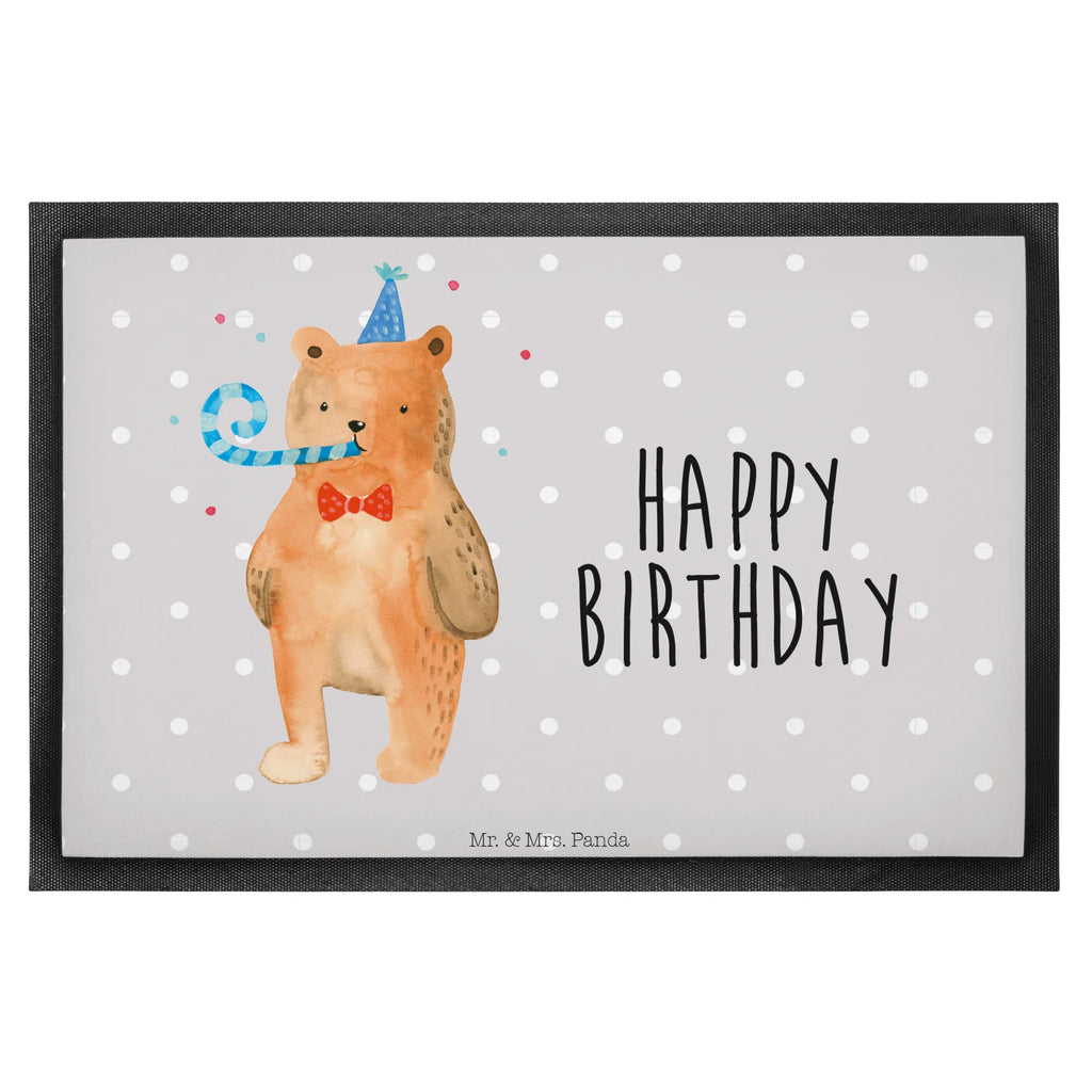 Doormat bear Birthday Abtreter, Schmutzfangteppich, Fussmatte, Schmutzfangmatte, Eingangsmatte, Sauberlaufmatte, Schuhabstreifer, Schmutzfänger, schmutzfangmatten, Fußmatten, fußmatte, abstreifer, flurmatte, Fußabstreifer, Abtretmatte, sauberlaufmatten, Haustürmatte, Eingangsteppich, matte haustür, türmatten, Schmutzmatte, Türvorleger, hausmatte, außenmatte, Fußabtreter, Türmatte, Teddybär, Bär, Teddy, Geburtstag, Happy Birthday, Alles Gute, Glückwunsch