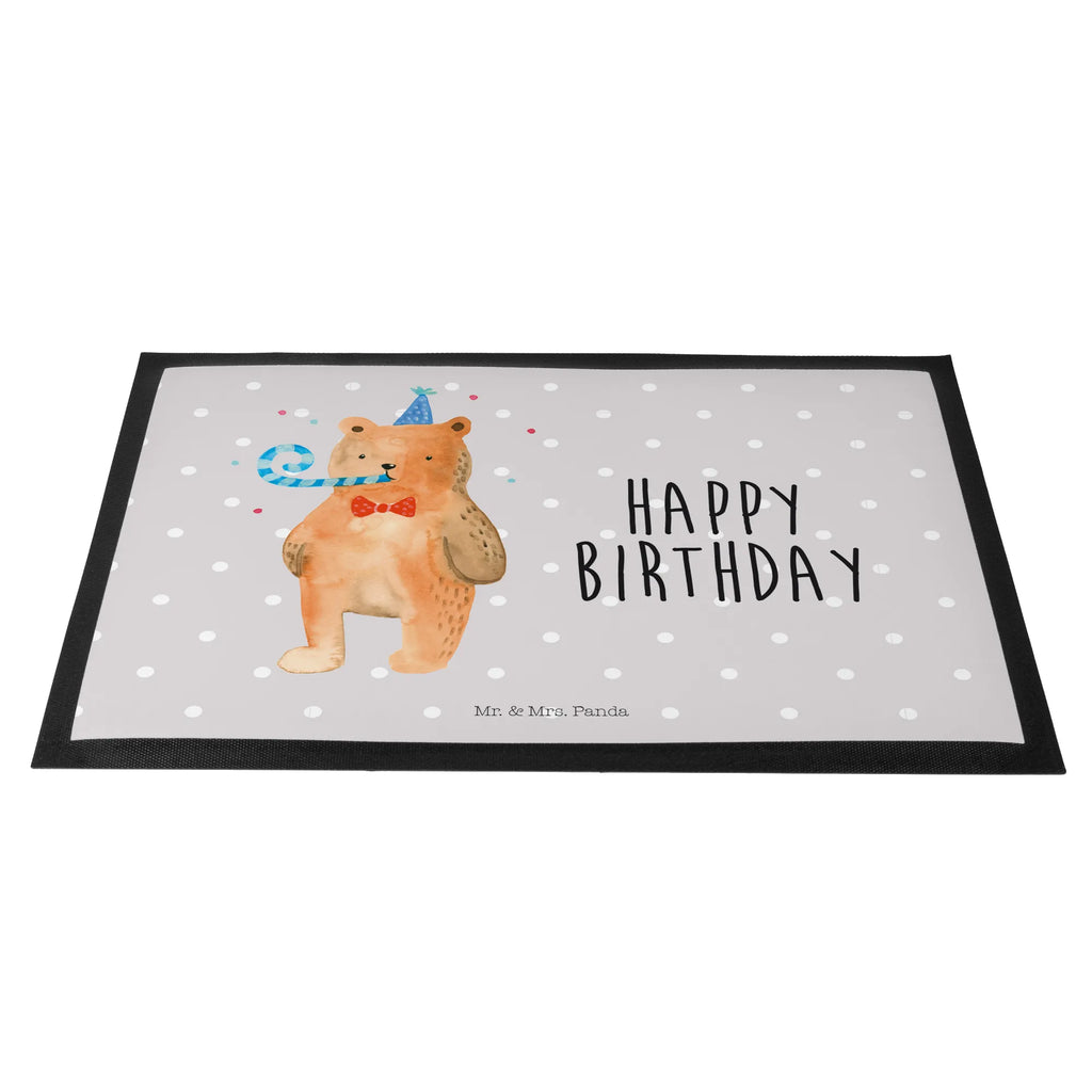 Doormat bear Birthday Abtreter, Schmutzfangteppich, Fussmatte, Schmutzfangmatte, Eingangsmatte, Sauberlaufmatte, Schuhabstreifer, Schmutzfänger, schmutzfangmatten, Fußmatten, fußmatte, abstreifer, flurmatte, Fußabstreifer, Abtretmatte, sauberlaufmatten, Haustürmatte, Eingangsteppich, matte haustür, türmatten, Schmutzmatte, Türvorleger, hausmatte, außenmatte, Fußabtreter, Türmatte, Teddybär, Bär, Teddy, Geburtstag, Happy Birthday, Alles Gute, Glückwunsch
