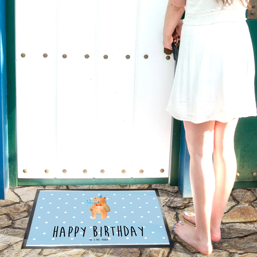Doormat bear Birthday Abtreter, Schmutzfangteppich, Fussmatte, Schmutzfangmatte, Eingangsmatte, Sauberlaufmatte, Schuhabstreifer, Schmutzfänger, schmutzfangmatten, Fußmatten, fußmatte, abstreifer, flurmatte, Fußabstreifer, Abtretmatte, sauberlaufmatten, Haustürmatte, Eingangsteppich, matte haustür, türmatten, Schmutzmatte, Türvorleger, hausmatte, außenmatte, Fußabtreter, Türmatte, Teddybär, Bär, Teddy, Geburtstag, Happy Birthday, Alles Gute, Glückwunsch