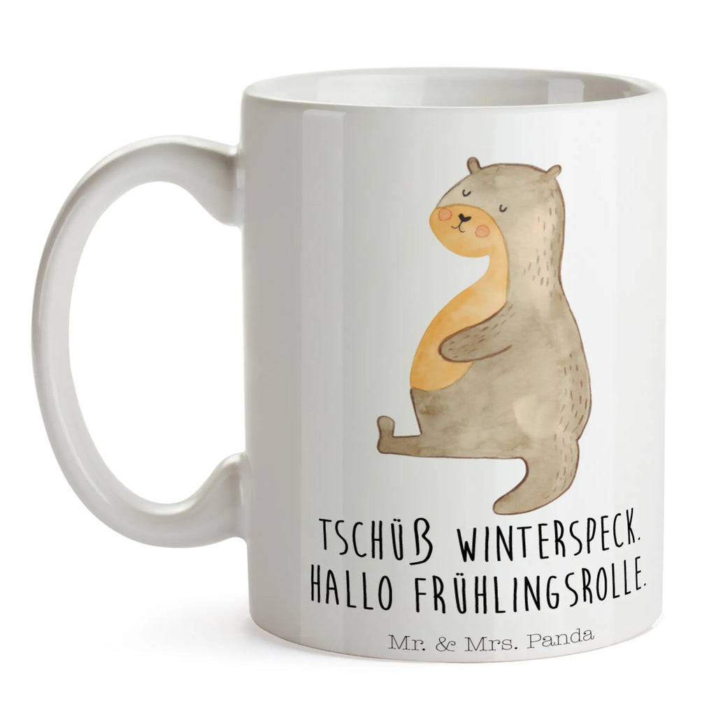 Mug otter Belly Tasse mit Motiven, Geschenktasse, Tasse, Porzellantasse, Tasse mit Zitaten, Keramiktasse, Bürotasse, Teetasse, Kaffeetasse, Otter, Fischotter, Seeotter, Otter Seeotter See Otter