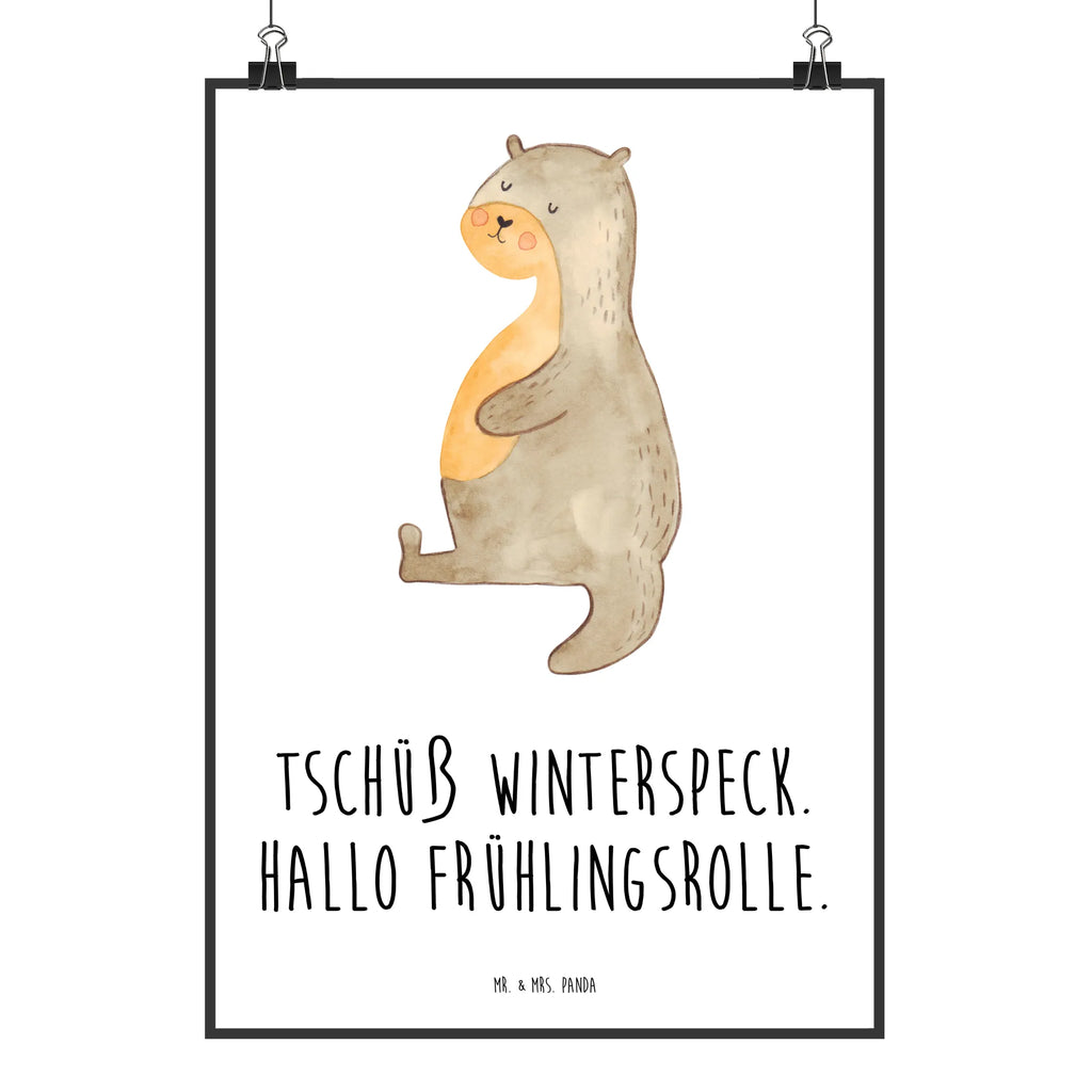 Poster Otter Bauch Bild, kunstposter, Kunstdruck, Wandposter, Posterdruck, Mr. & Mrs. Panda Poster, Plakat, Designposter, Poster, wanddruck, Wandschmuck, wandkunst, kunst für die wand, Bild für Wand, Wandbild, drucke, Deko Bild, kunstdruck poster, wanddeko, grafikposter, Wanddeko Bild, Wanddekoration, Seeotter, Fischotter, Otter, Otter Seeotter See Otter