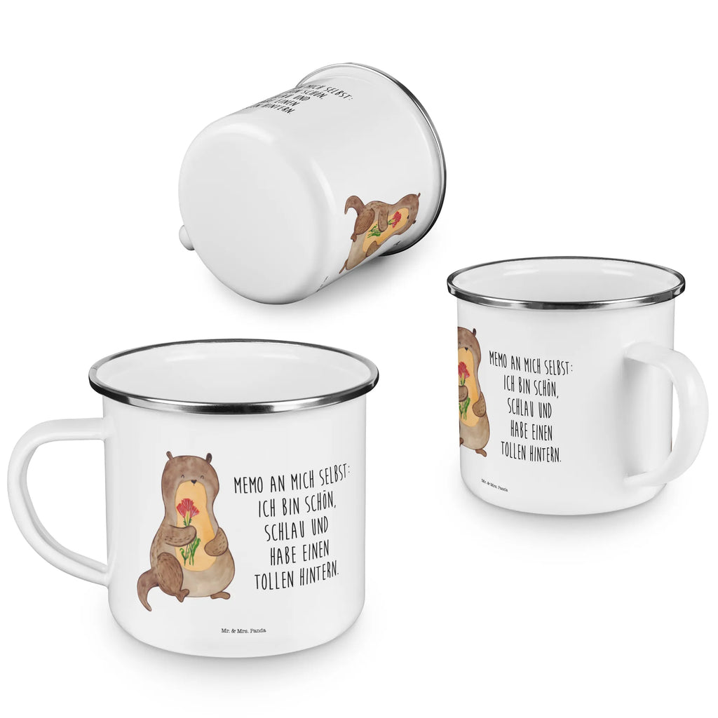 Kempingowy kubek emaliowany wydra bukiet kwiatów Metalltasse, Trinkbecher, blechbecher, becher emaille, Teetasse, Campingtasse, Emaille Tasse, Emaille Becher, Reisebecher, emaillebecher, Emailletasse, reisetasse, Teebecher, Kaffeetasse, wanderbecher, Tasse, wandertasse, Tasse Emaille, Kaffeebecher, Becher, Pott, metallbecher, Blechtasse, Campingbecher, Seeotter, Fischotter, Otter, Otter Seeotter See Otter