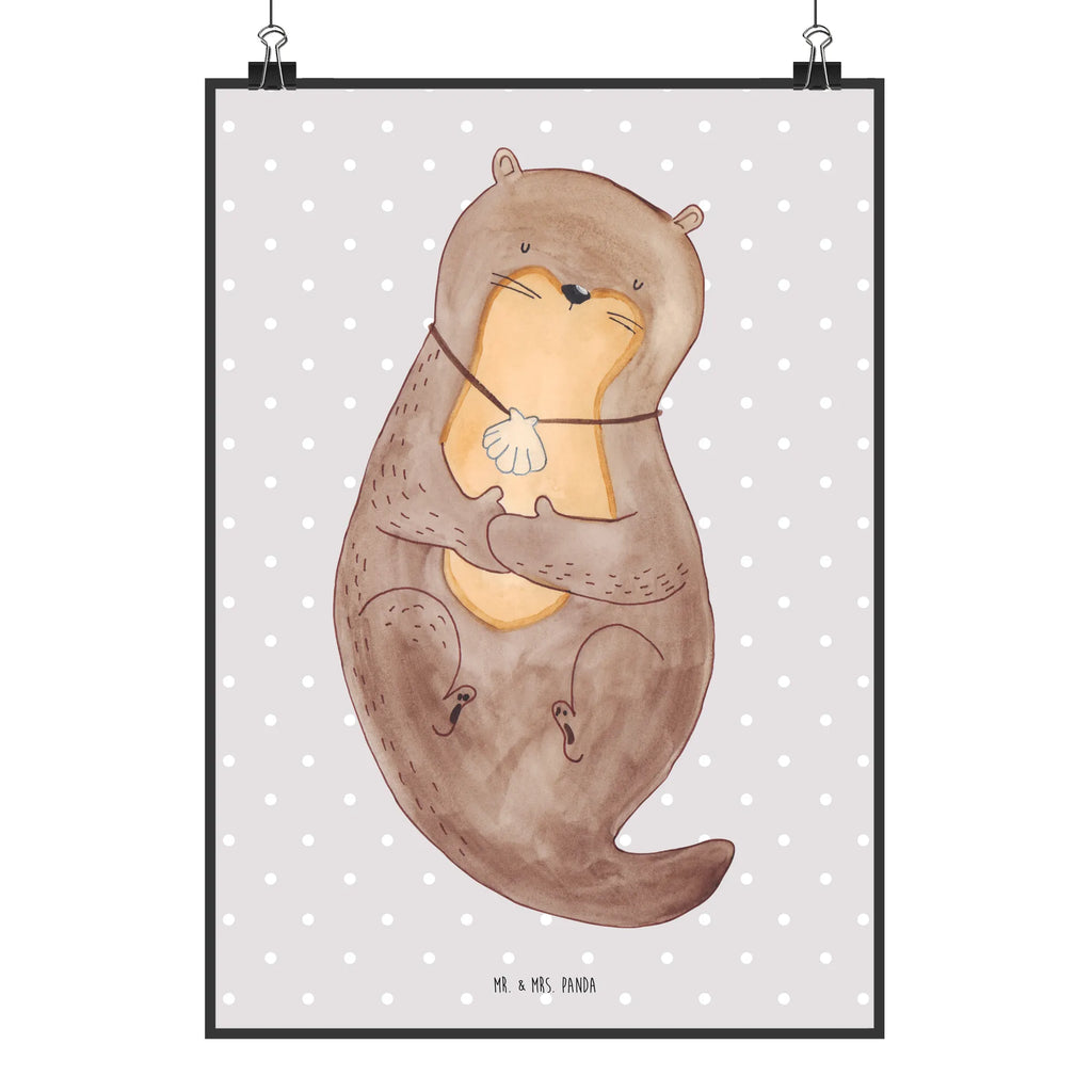 Poster Otter Muschel wanddeko, grafikposter, wandkunst, Kunstdruck, Wandposter, Wandschmuck, Deko Bild, Wanddekoration, Posterdruck, kunst für die wand, Poster, drucke, kunstposter, Mr. & Mrs. Panda Poster, Designposter, Wanddeko Bild, kunstdruck poster, Bild, Bild für Wand, Plakat, Wandbild, wanddruck, Seeotter, Fischotter, Otter, Motivation, Träumen, Otterliebe, Büro, Grübeln, Tagträumen